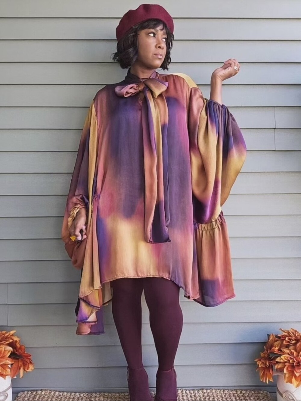 Multi Color Tunic Dress - Picture 9 of 11